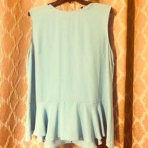 Light blue Alex Marie sleeveless blouse